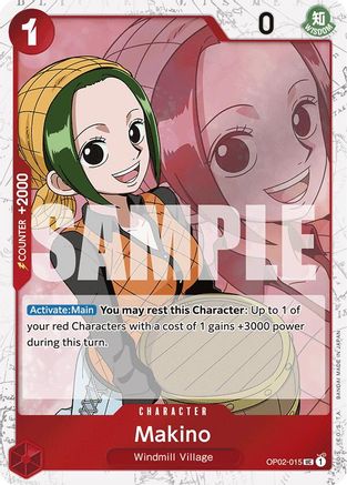Makino (Jolly Roger Foil) (OP02-015) - Uncommon