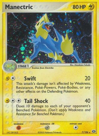 Manectric 007/106 - Reverse Holofoil - Holo Rare