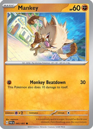 Mankey 045/091 - Common