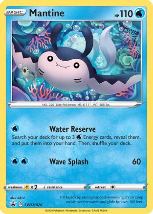 Mantine SWSH026 - Holofoil - Promo