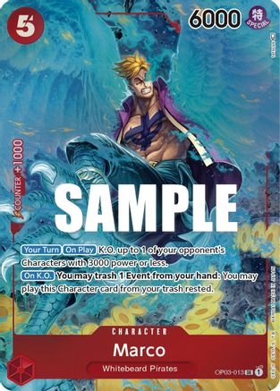 Marco (Alternate Art) (OP03-013) - Super Rare