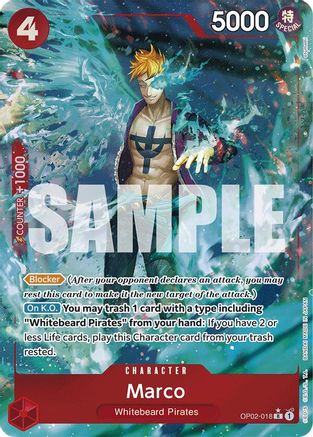 Marco (Full Art) (OP02-018) - Rare
