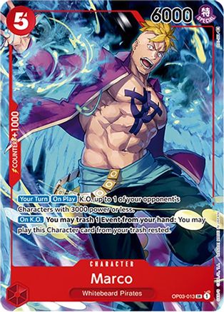 Marco (Japanese 1st Anniversary Set) (OP03-013) - Super Rare