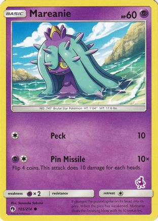 Mareanie (Mewtwo Stamped) 105/214 - Promo