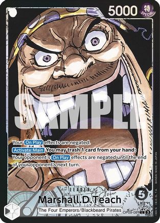 Marshall.D.Teach (081) (Parallel) (OP09-081) - Leader
