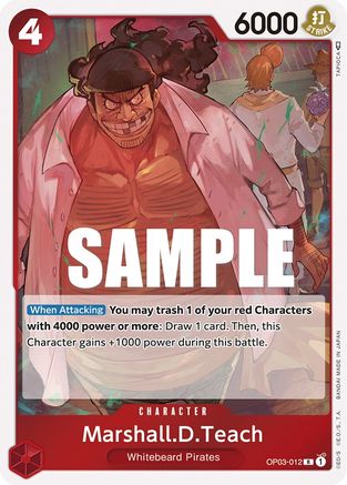 Marshall.D.Teach (OP03-012) - Rare