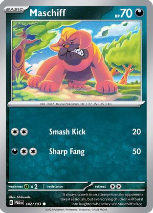 Maschiff (Cosmos Holo) 142/193 - Holofoil - Common