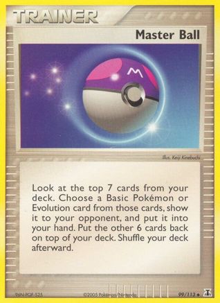 Master Ball 099 - Reverse Holofoil - Uncommon