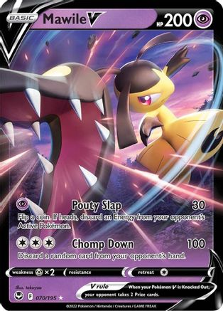 Mawile V 070 - Holofoil - Ultra Rare