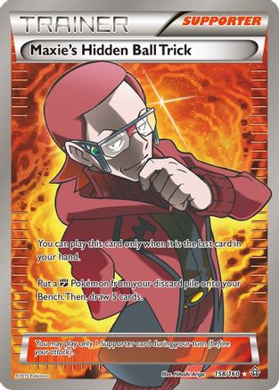 Maxie's Hidden Ball Trick (158 Full Art)/160 - Holofoil - Ultra Rare