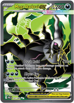 Mega Darkrai ex 101/084 - Holofoil - Ultra Rare
