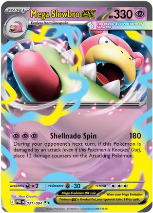 Mega Slowbro ex 031 - Holofoil - Double Rare