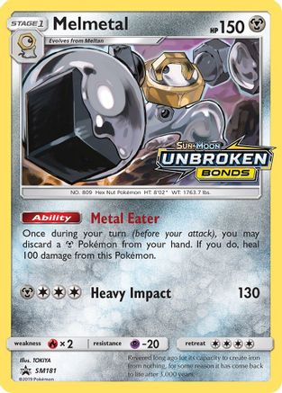 Melmetal (Prerelease) SM181 - Holofoil - Promo