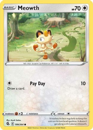 Meowth 199 - Common