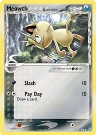 Meowth (Delta Species) 071 - Reverse Holofoil - Common