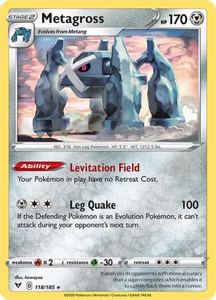 Metagross 118 - Rare