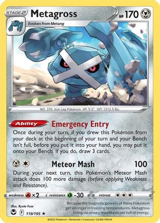 Metagross 119 - Holofoil - Holo Rare
