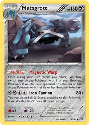 Metagross - 49/98 (XY Ancient Origins)/098 - Holofoil - Holo Rare
