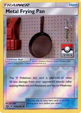 Metal Frying Pan (Pokemon League) 112a/131 - Reverse Holofoil - Promo