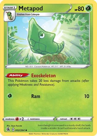 Metapod 002 - Uncommon