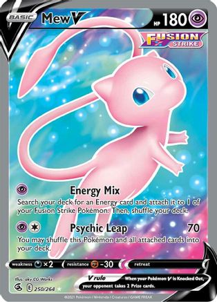 Mew V (Full Art) 250 - Holofoil - Ultra Rare