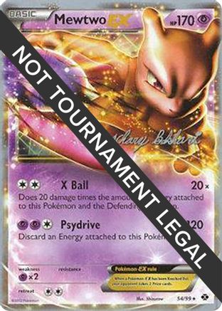 Mewtwo EX - 2012 (Zachary Bokhari) 054 - Ultra Rare