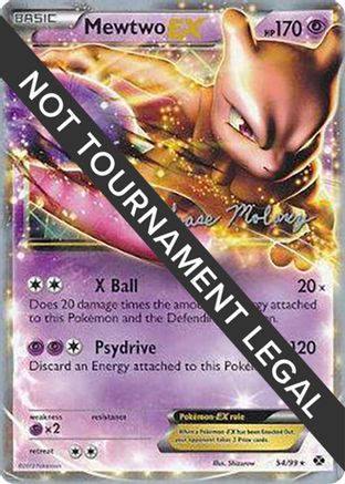 Mewtwo EX - 2012 (Chase Moloney) 054 - Ultra Rare