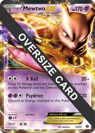 Mewtwo EX - 54/99/99 - Holofoil - Promo