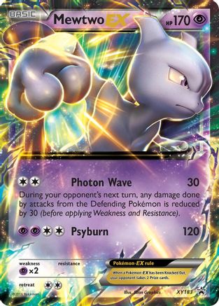 Mewtwo EX XY183 - Holofoil - Promo