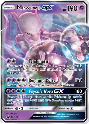 Mewtwo GX SM196 - Holofoil - Promo
