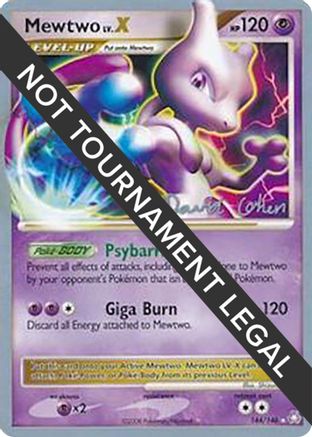 Mewtwo LV.X - 2009 (David Cohen) 144 - Rare