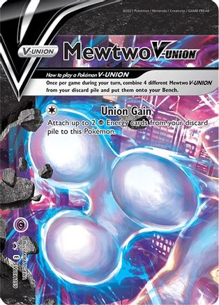 Mewtwo V-UNION - SWSH159 - Holofoil - Promo