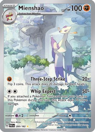 Mienshao 200/182 - Holofoil - Illustration Rare