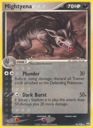 Mightyena - Reverse Holofoil - Rare