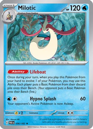 Milotic 036 - Holofoil - Rare