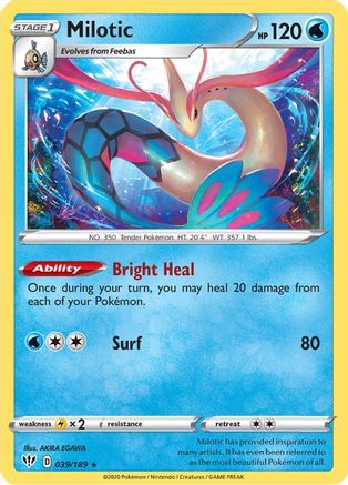 Milotic 039 - Holofoil - Holo Rare
