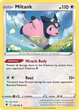 Miltank 126 - Holofoil - Holo Rare