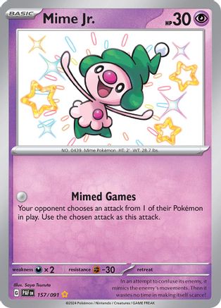 Mime Jr. 157/091  - Holofoil - Shiny Rare