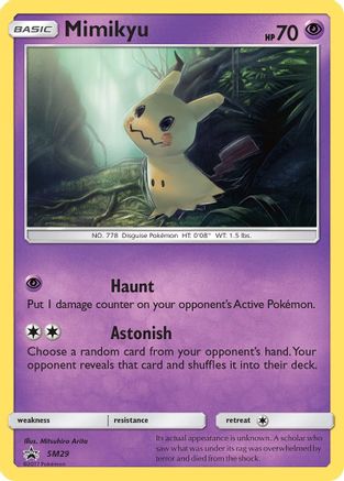 Mimikyu SM29 - Holofoil - Promo
