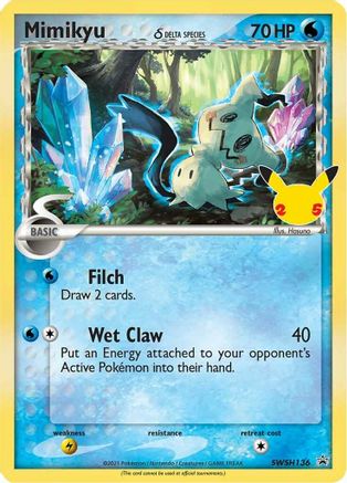 Mimikyu (Delta Species) (Delta Species) - SWSH136 SWSH136 - Holofoil - Promo