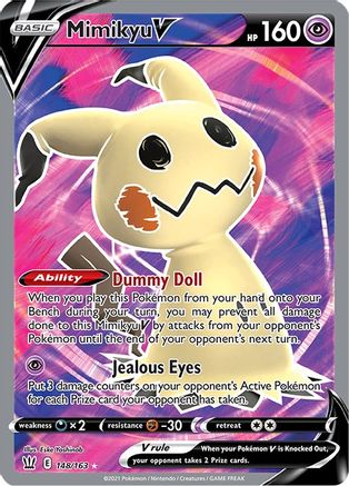 Mimikyu V (Full Art) 148 - Holofoil - Ultra Rare