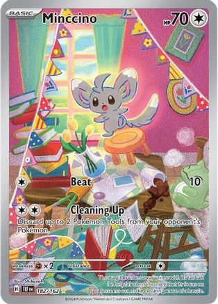 Minccino 182/162 - Holofoil - Illustration Rare