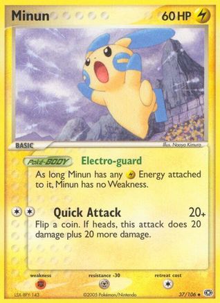 Minun - Reverse Holofoil - Uncommon