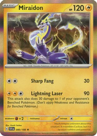 Miraidon 080 - Holofoil - Rare