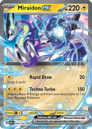 Miraidon ex 079 - Holofoil - Double Rare