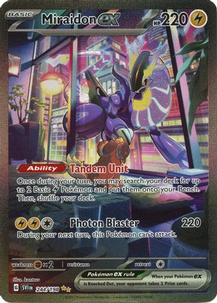 Miraidon ex 244/198 - Holofoil - Special Illustration Rare