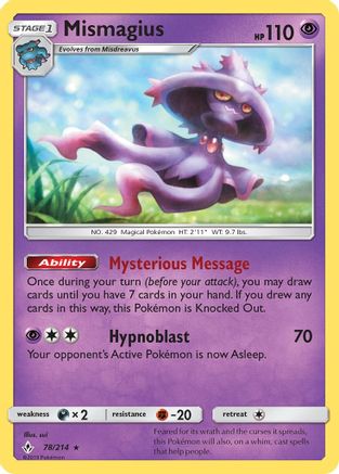Mismagius 078/214 - Rare