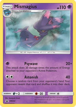 Mismagius SM222 - Holofoil - Promo