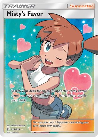 Misty's Favor (Full Art) - Holofoil - Ultra Rare