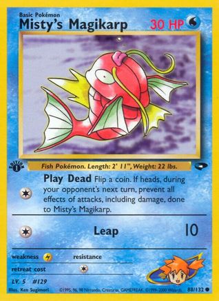 Misty's Magikarp 088 - 1st Edition - Common